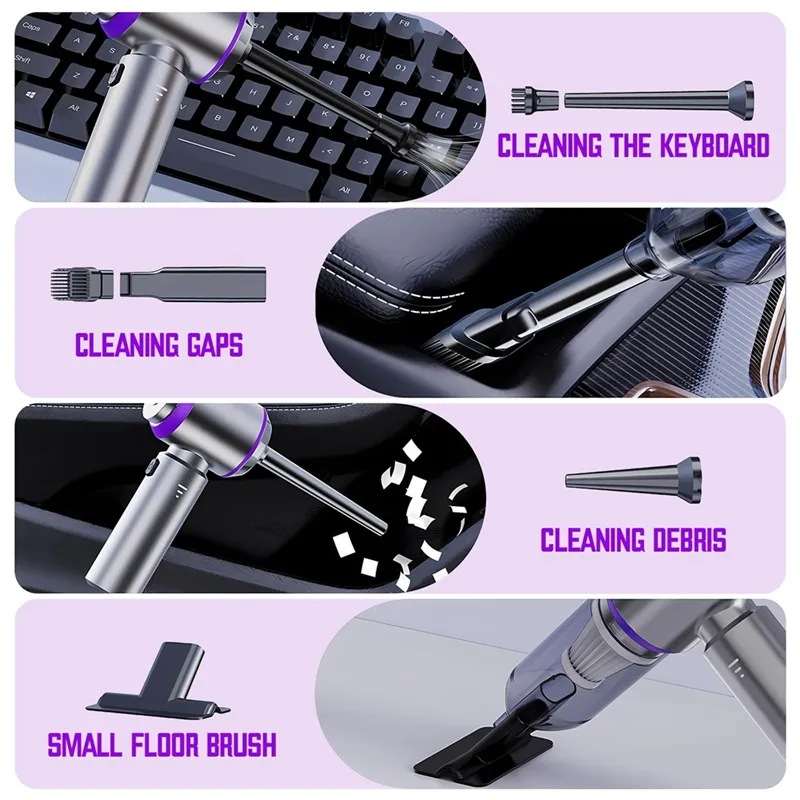 Cordless 3-in-1 Car Vacuum Cleaner