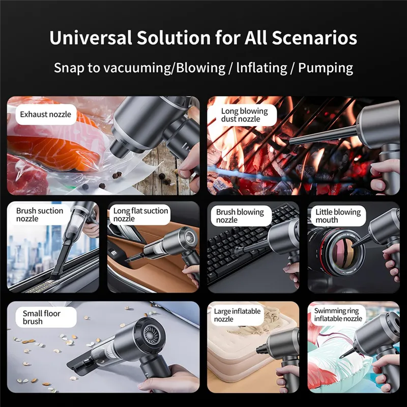 Cordless 3-in-1 Car Vacuum Cleaner