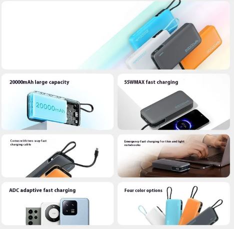 20000mAh Fast Charge Power Bank