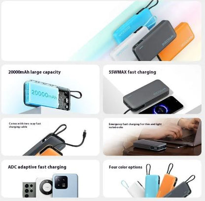20000mAh Fast Charge Power Bank